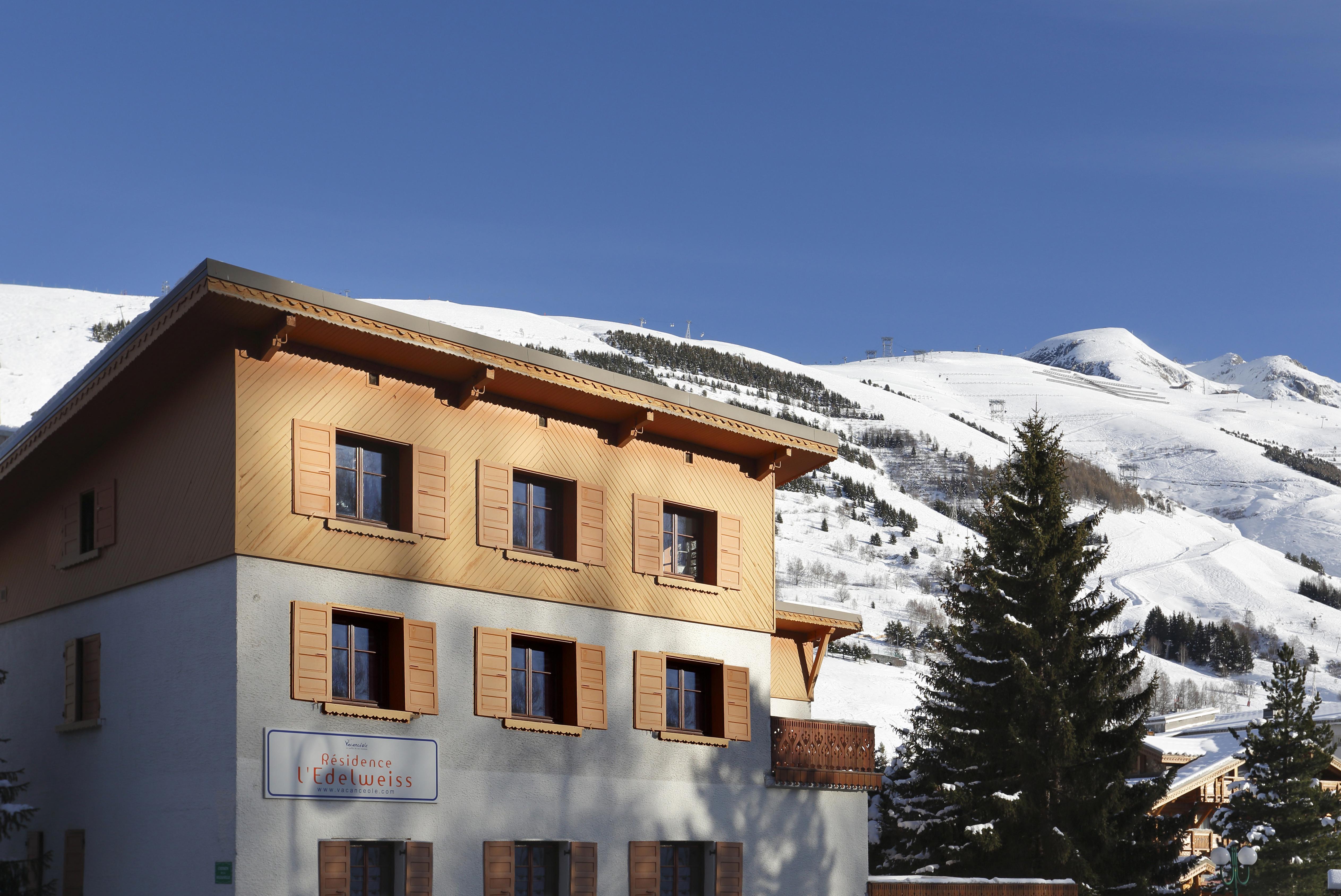 Vacanceole - Residence L'Edelweiss Ле дез Альп Экстерьер фото